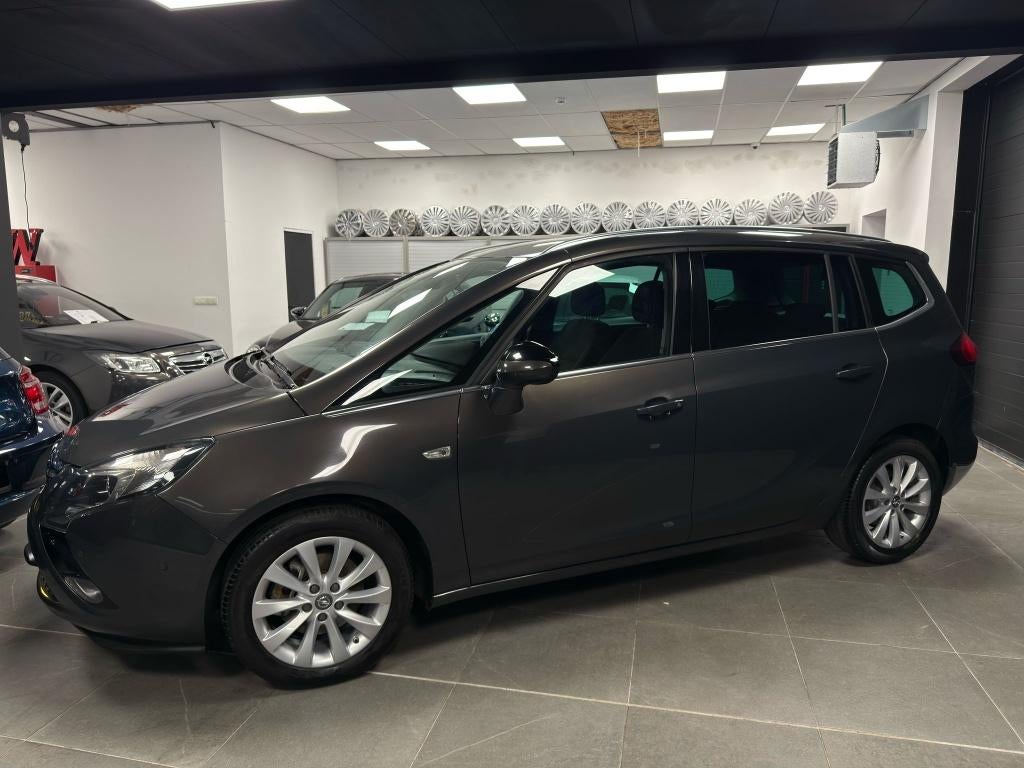 OPEL ZAFIRA TURBO 2015 BENZINE EURO 6 TOPSTAAT, Auto's, Bluetooth, 120 kW, Bedrijf, Zafira