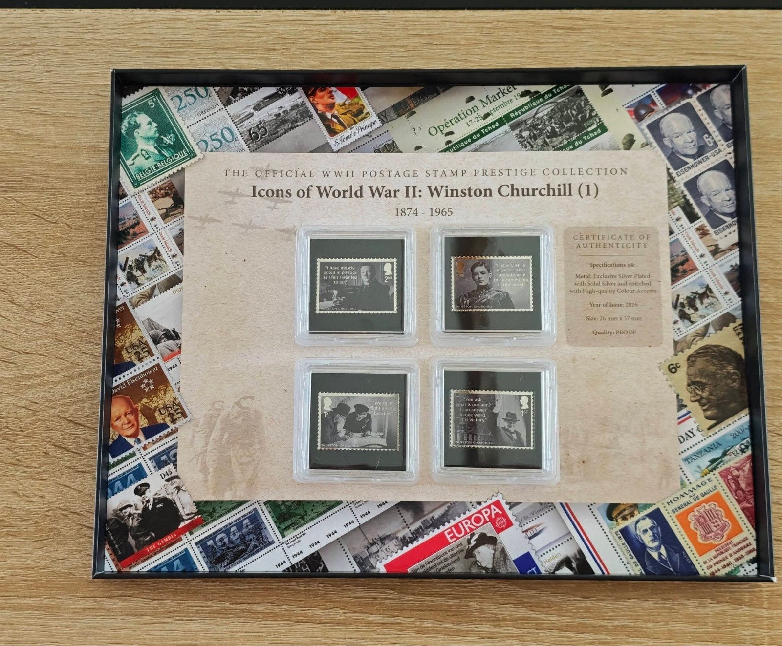 Winston Churchill-postzegel, Postzegels en Munten, Ophalen of Verzenden, Munten