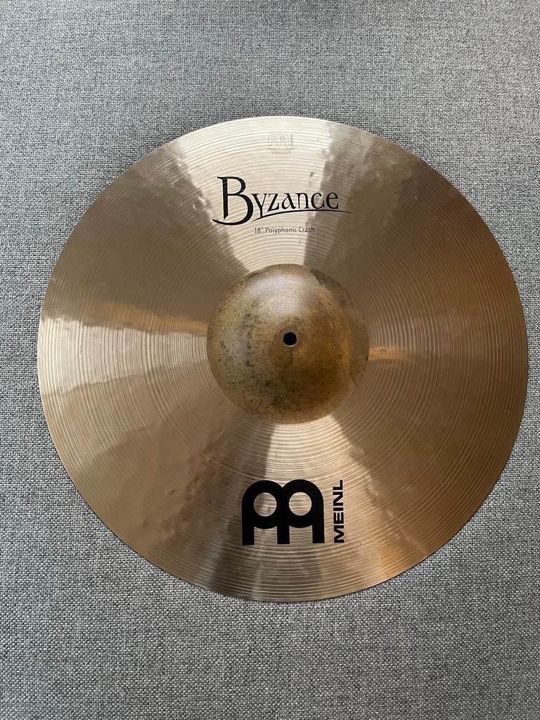 Meinl Byzance 18 Polyphonic Crash, Musique & Instruments, Instruments | Pièces, Enlèvement ou Envoi