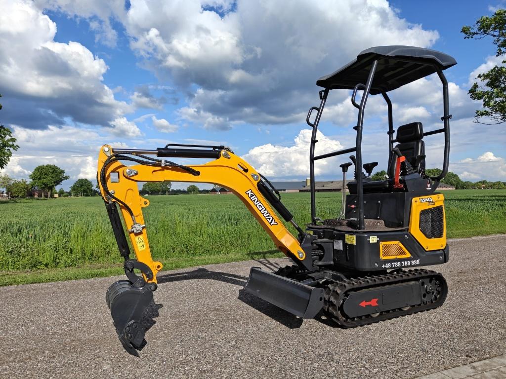 Minipelle 3 cylindres Yama H12 Yanmar, Articles professionnels, Machines & Construction | Grues & Excavatrices, Excavatrice, Enlèvement ou Envoi
