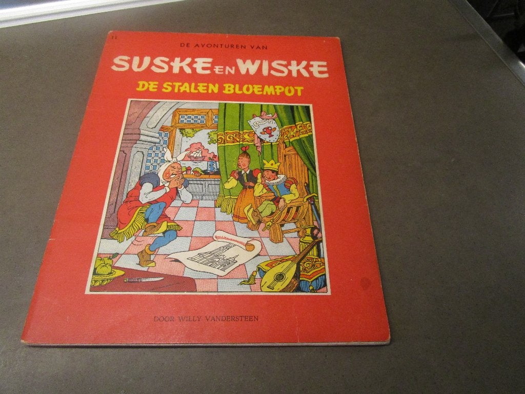 Sus en Wis - De stalen bloempot - 1961, Boeken, Stripverhalen, Gelezen, Willy vandersteen, Eén stripboek, Ophalen of Verzenden