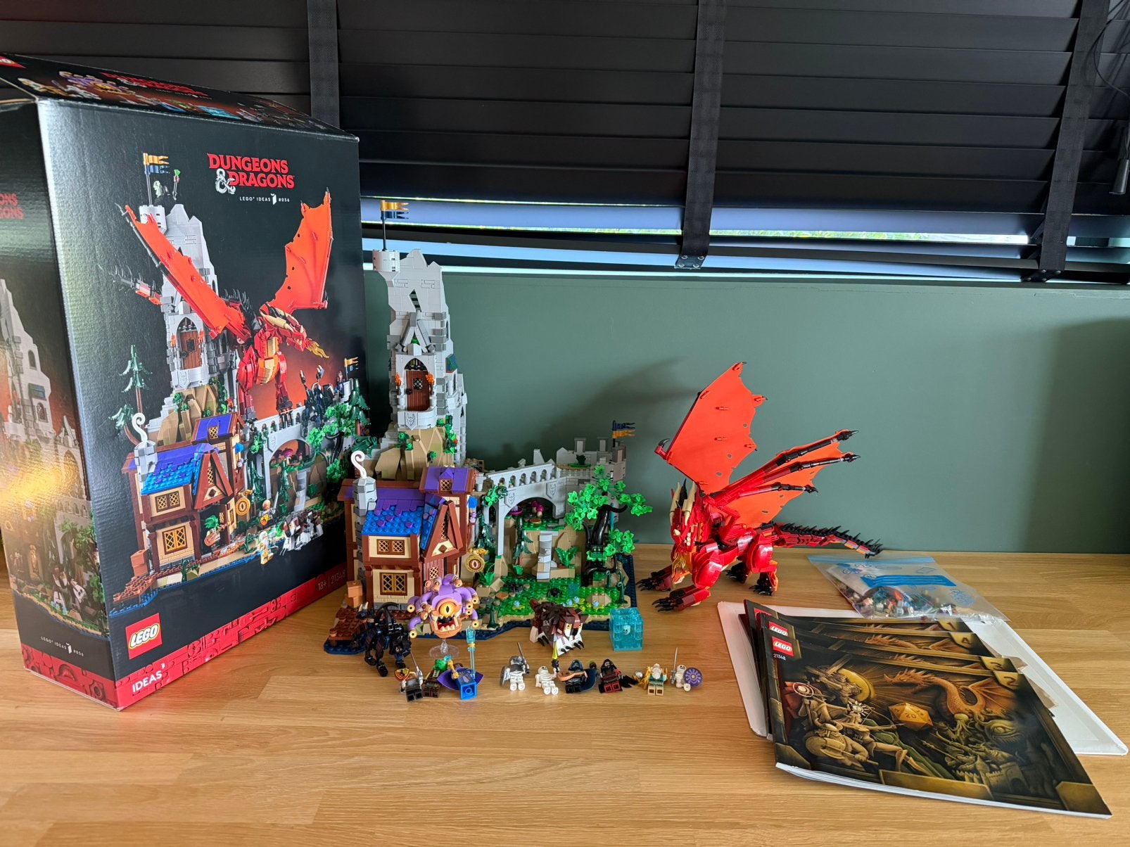 Lego Ideas 21348 Dungeons & Dragons Red Dragon's Tale, Enlèvement ou Envoi, Lego, Comme neuf, Ideas