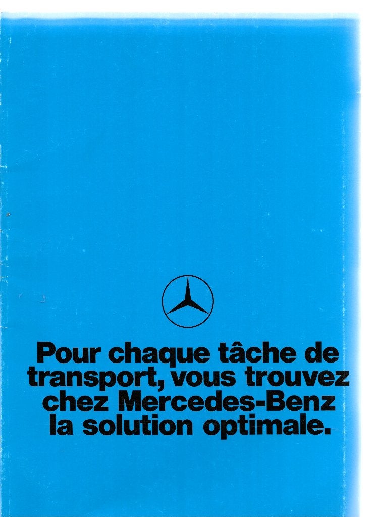 MERCEDES TRANSPORTS  1974, Boeken, Ophalen of Verzenden, Zo goed als nieuw, Mercedes