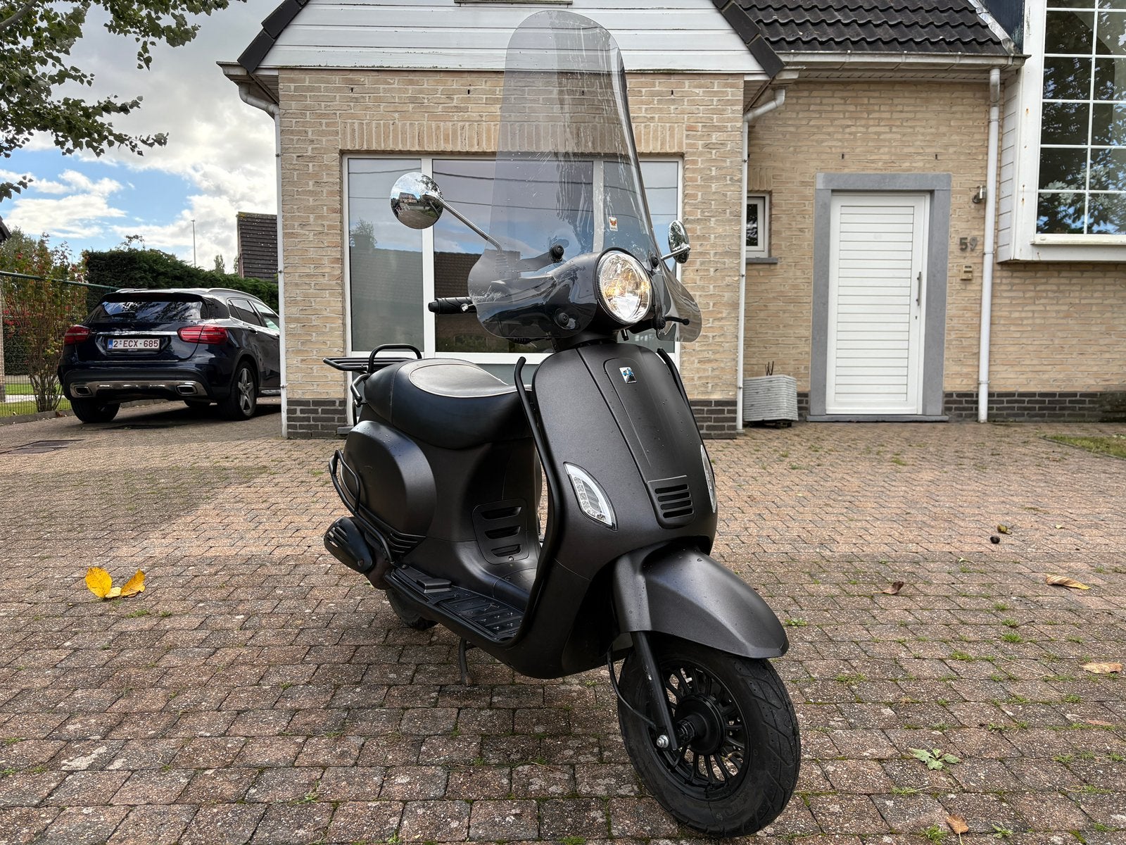 Trottinette Vespa Look | Option complète | État neuf !, Comme neuf, Classe B (45 km/h), Enlèvement, Essence