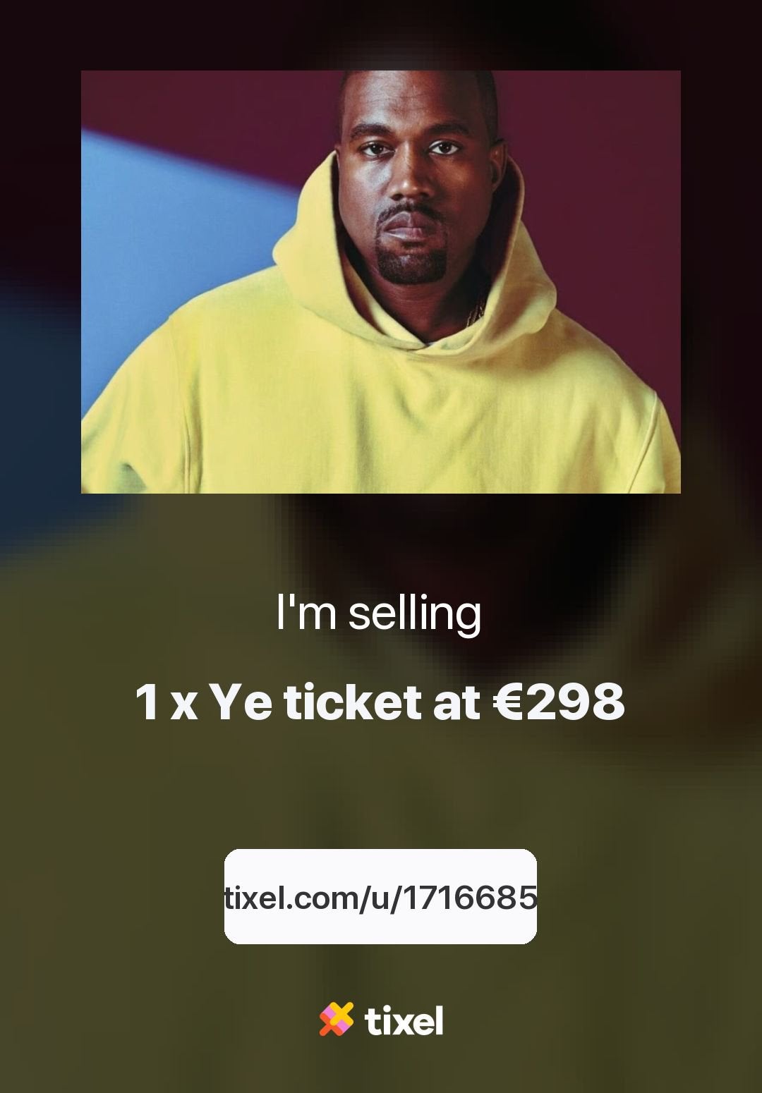(Officieel via Tixel) Kanye West Gelredome Golden Circle x1, Tickets & Billets, Concerts | R&B & Hip-hop, Une personne, Juin