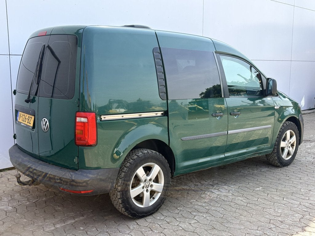 Volkswagen Caddy 2.0 TDI 4x4 123PK L1 4 Motion AWD Airco Cru, Auto's, Bestelwagens en Lichte vracht, 122 pk, Gebruikt, Euro 6