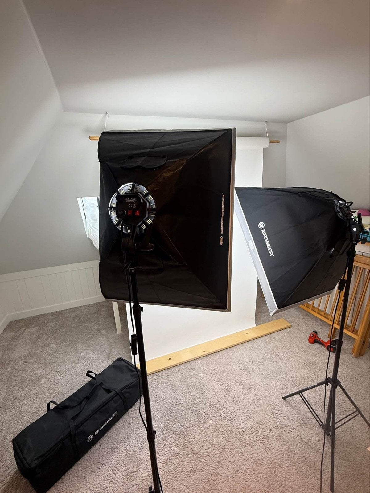 Fotografie verlichting, Audio, Tv en Foto, Ophalen, Zo goed als nieuw, Bresser, Achtergrond
