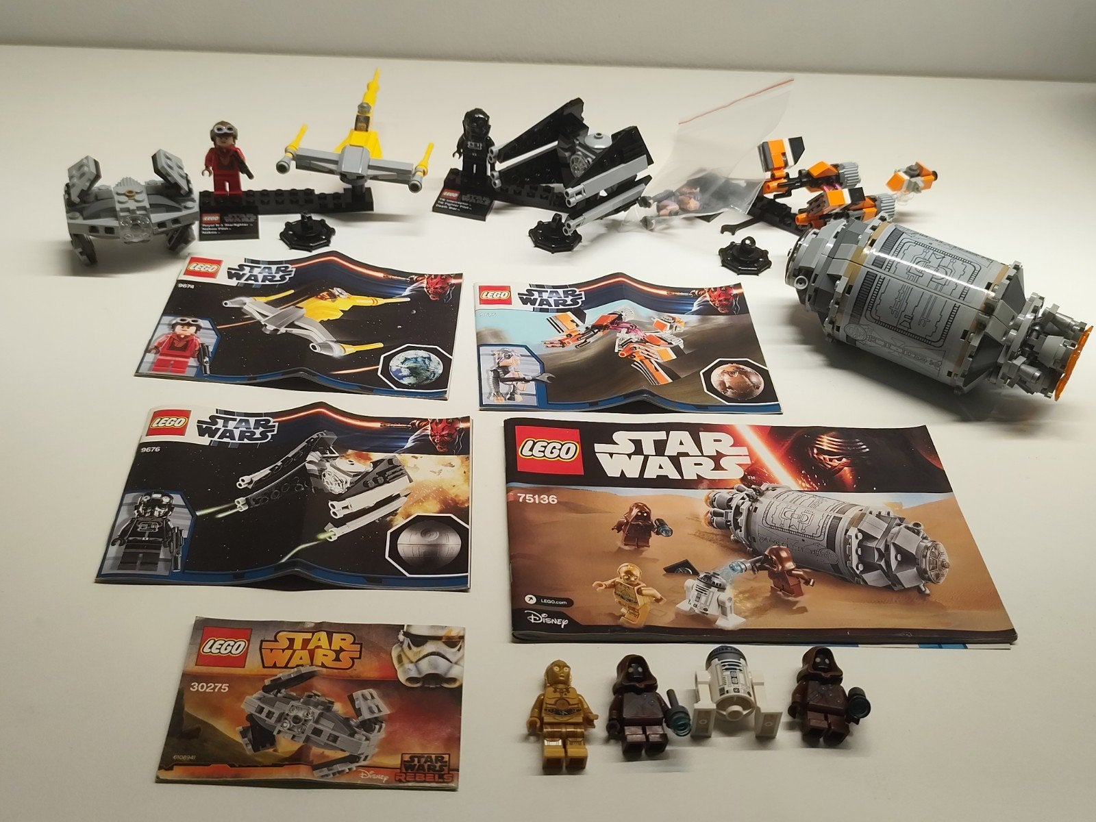 5 Lego star wars sets, Star Wars, Lego, Ophalen of Verzenden, Complete set