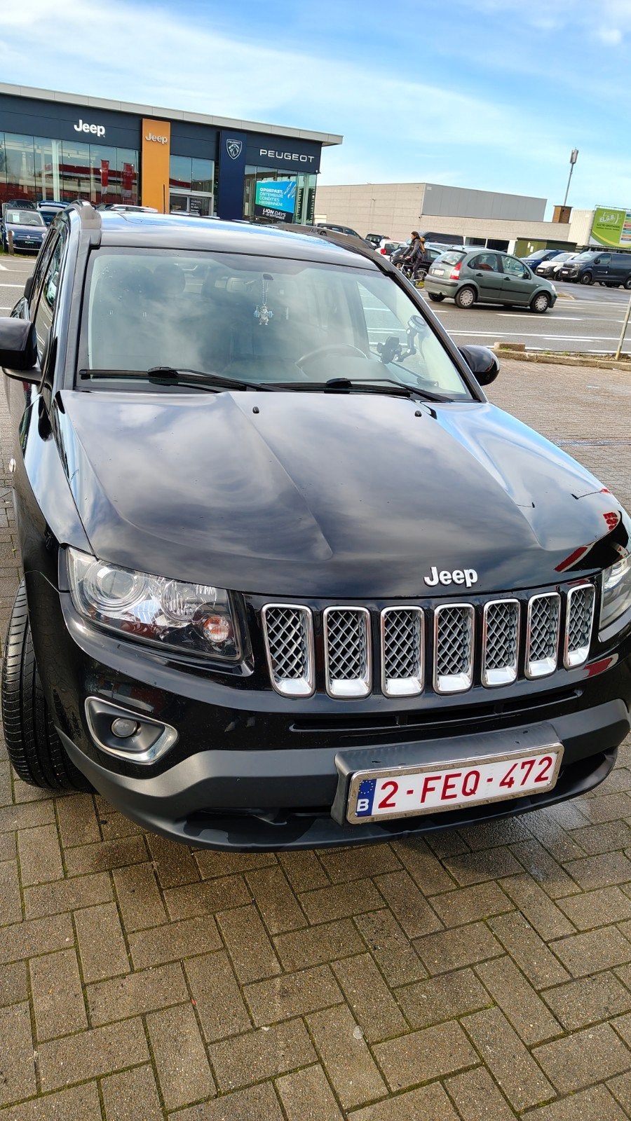 Jeep Compass 2013 met105d.km, Autos, Euro 5, Achat, Noir, Diesel