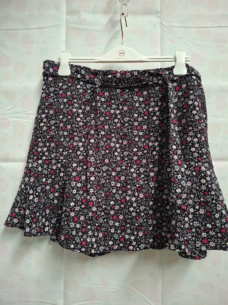 Holland House skort - Zwart bloemenprint, Verzenden, Zwart, Maat 42/44 (L), Zo goed als nieuw