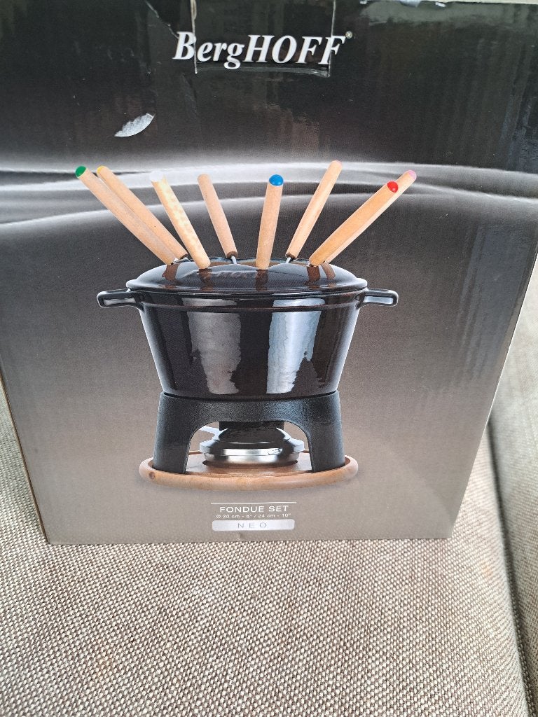 Berghoff fondue set neo, Elektronische apparatuur, Ophalen, Zo goed als nieuw, Brander, Fondueset