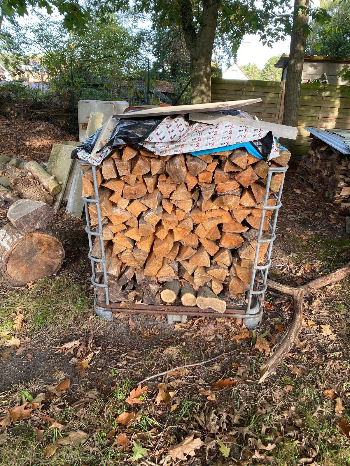 Hout af te halen, Ophalen