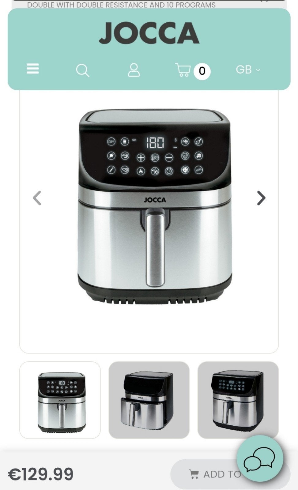 NIEUWE : 9L DIGITAL FRYER, Ophalen