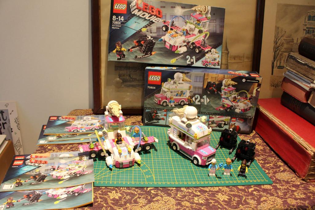 Lego Ice Cream Machine 70804 2 sets!!, Plusieurs sets, Lego, Ensemble complet, Comme neuf