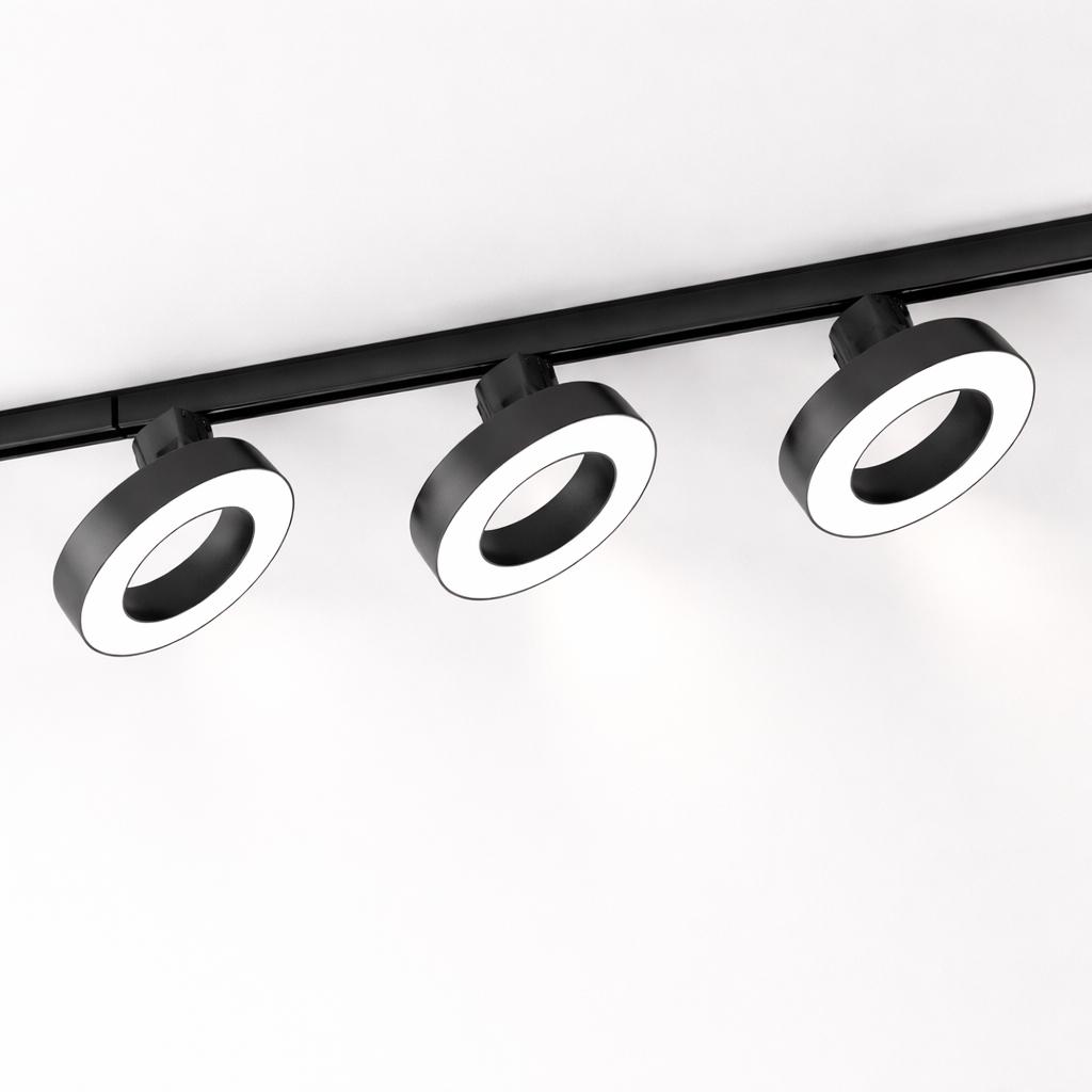 Rail met 3 lampen van Delta Light, Super-Oh! XS 25, Huis en Inrichting, Lampen | Spots, Ophalen, Zo goed als nieuw, Led