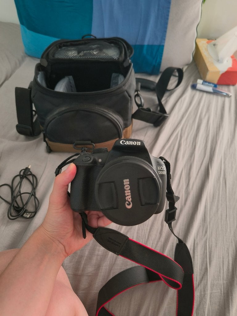Canon EOS 1200D camera, TV, Hi-fi & Vidéo, Enlèvement, Comme neuf, Câble USB, Canon