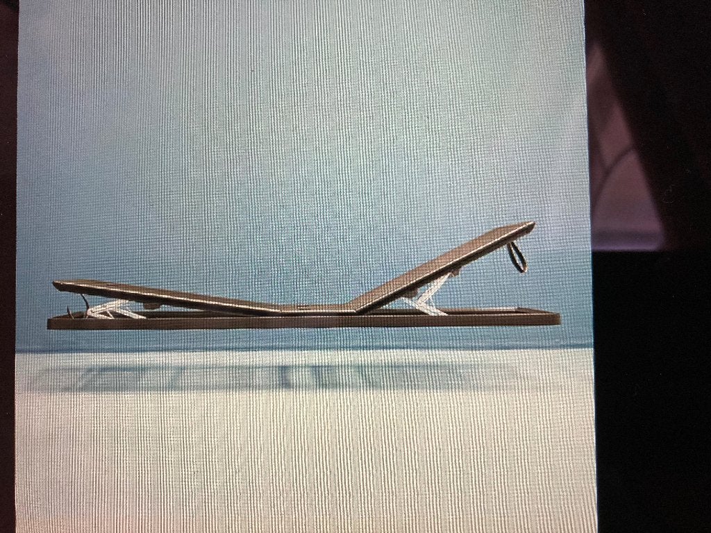 Metalen bedbodem van Auping, Ophalen, Eenpersoons, Zo goed als nieuw, 80 cm