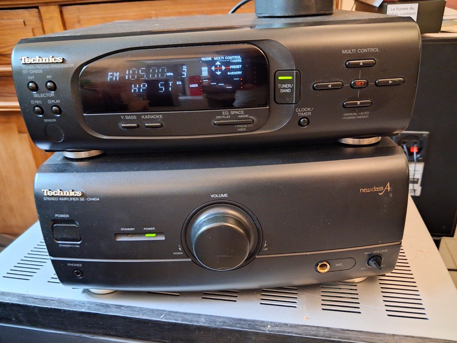 Tuner/processeur de son Technics ST-CH505., Enlèvement ou Envoi, Autres marques, Composants en vrac