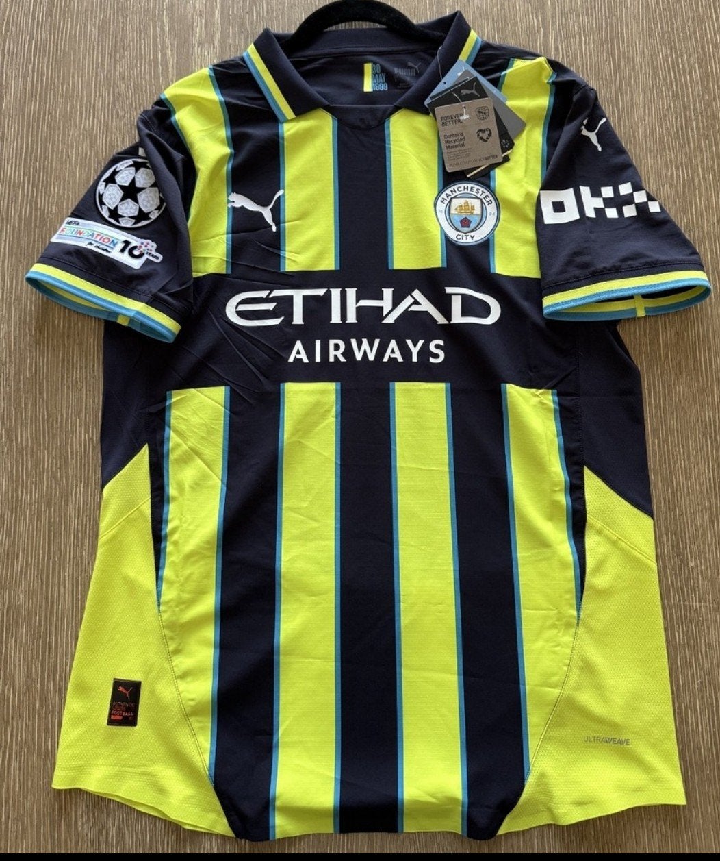 Manchester City Haaland Voetbal Uitshirt Origineel 2025, Enlèvement ou Envoi