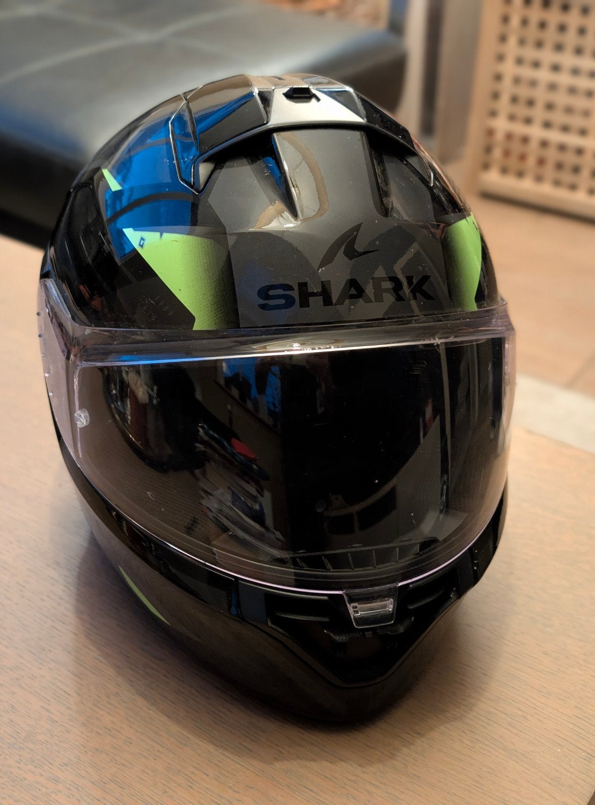 Casque moto intégral Shark – Taille L, Seconde main, Enlèvement, Hommes, L