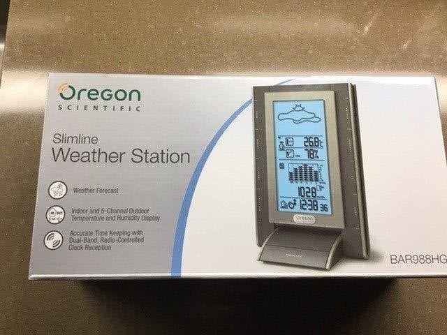 weerstation Oregon Scientific BAR988HG  new, Ophalen of Verzenden, Nieuw, Weerstation