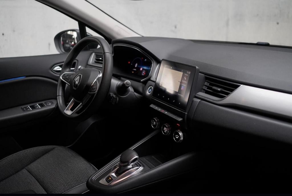 Renault Captur, Auto's, Renault, Automaat, Leder en Stof, Zwart, Dealer onderhouden