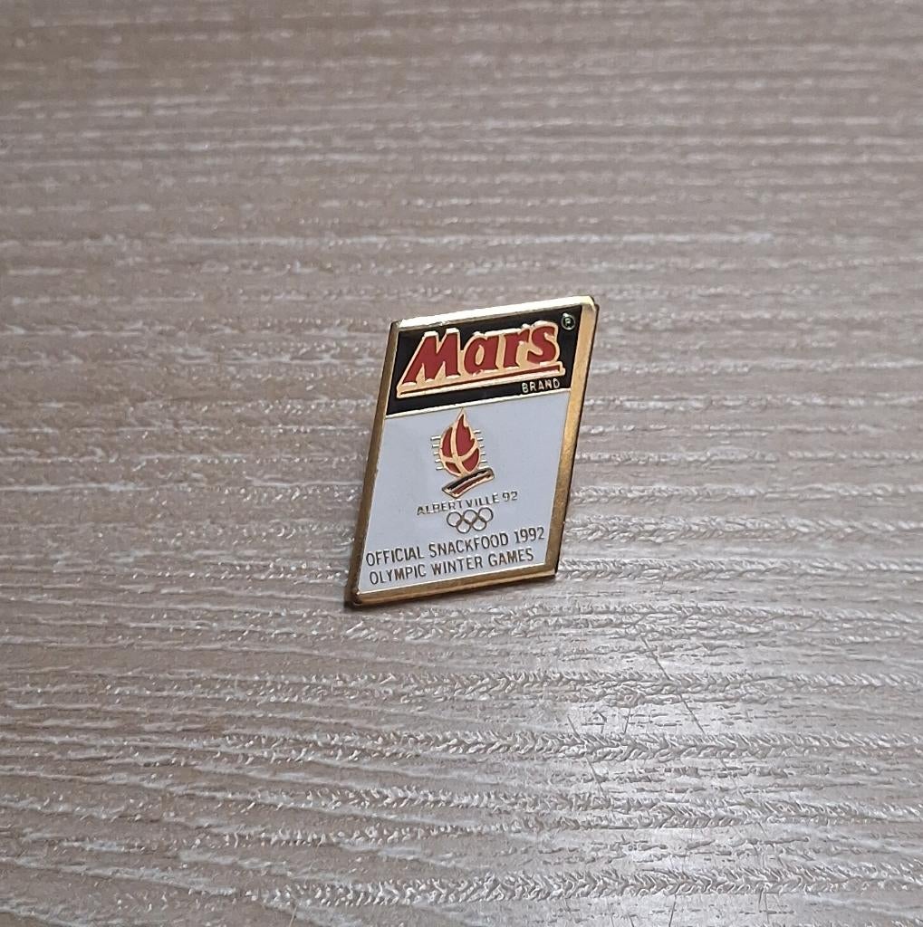 PIN - MARS - OLYMPISCHE SPELEN - JEUX OLYMPIQUES, Verzamelen, Speldjes, Pins en Buttons, Verzenden, Gebruikt, Sport, Speldje of Pin