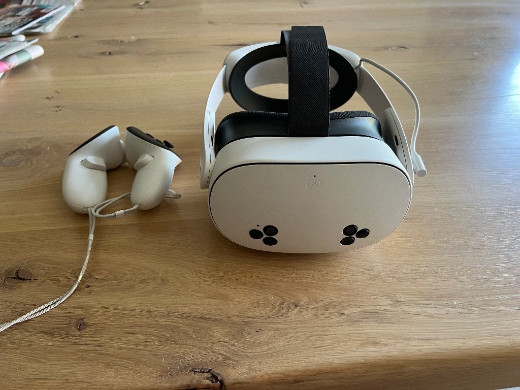 Meta quest 3s, Games en Spelcomputers, Virtual Reality, Ophalen, Zo goed als nieuw, VR-bril, Overige platformen