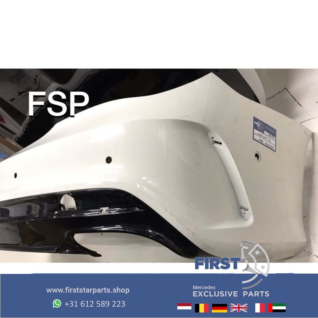 W117 X117 CLA AMG Achterbumper origineel Mercedes + diffuser, Arrière, Utilisé, -, -