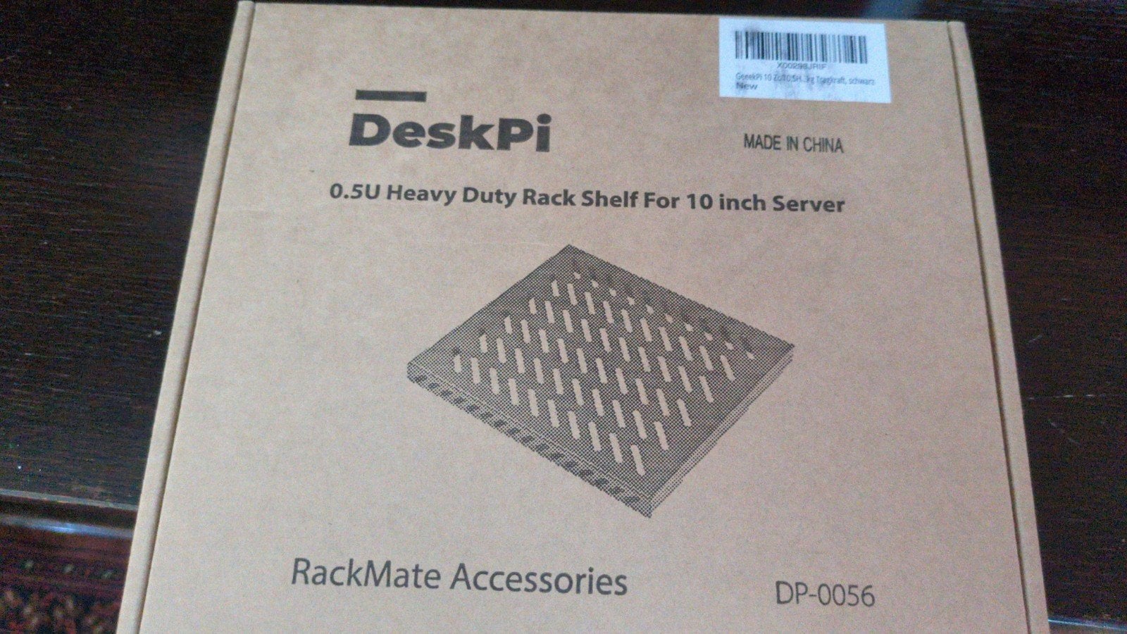 DeskPi 0.5 Heavy Duty Rack Shelf For 10 inch Server, Computers en Software, Serverkasten, Ophalen of Verzenden, Nieuw