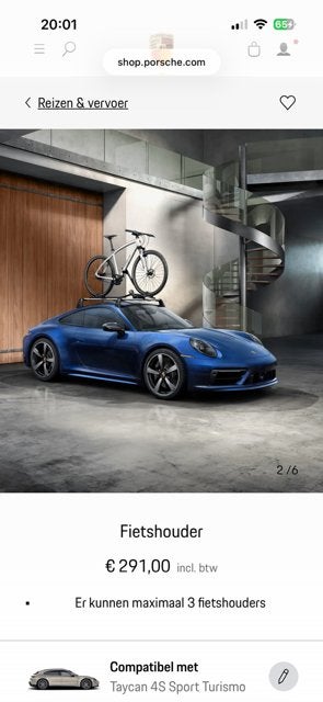 Barres de toit d'origine  Porsche Taycan, Autos : Divers, Porte-bagages, Enlèvement, Neuf