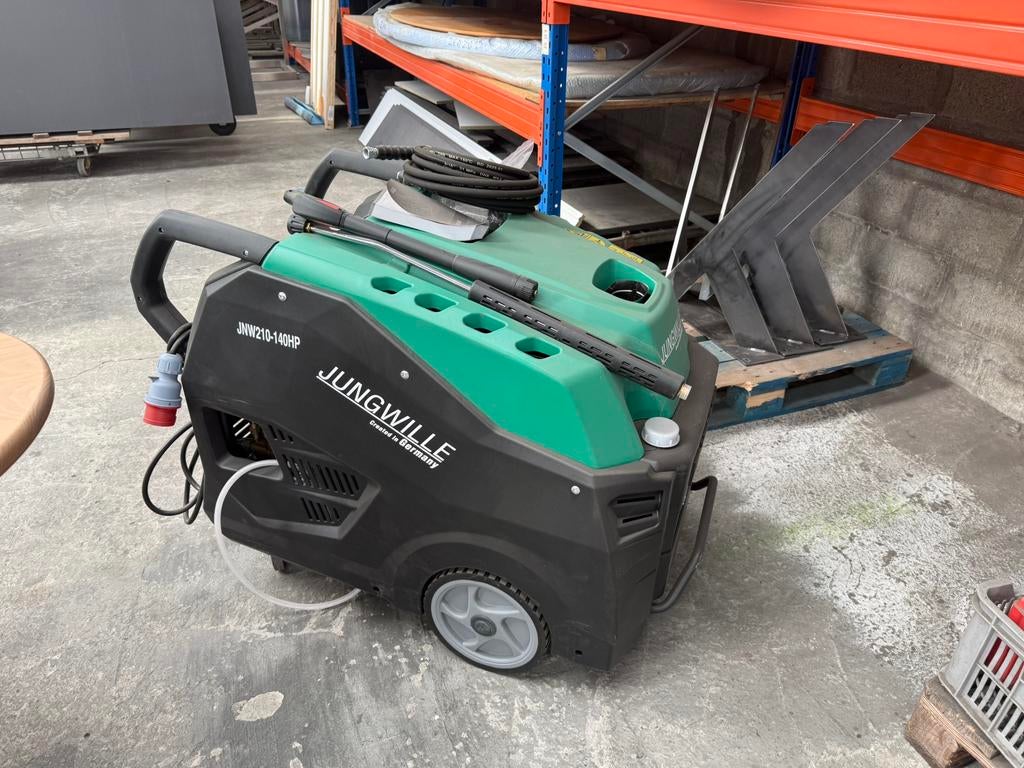 Jungwille Nettoyeur haute pression à eau chaude JNW210-140HP, Enlèvement, Neuf, Électrique, Avec pression d'eau réglable