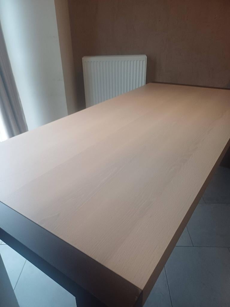 Tafel met stoelen, Ophalen, Eikenhout, 200 cm of meer, 50 tot 100 cm