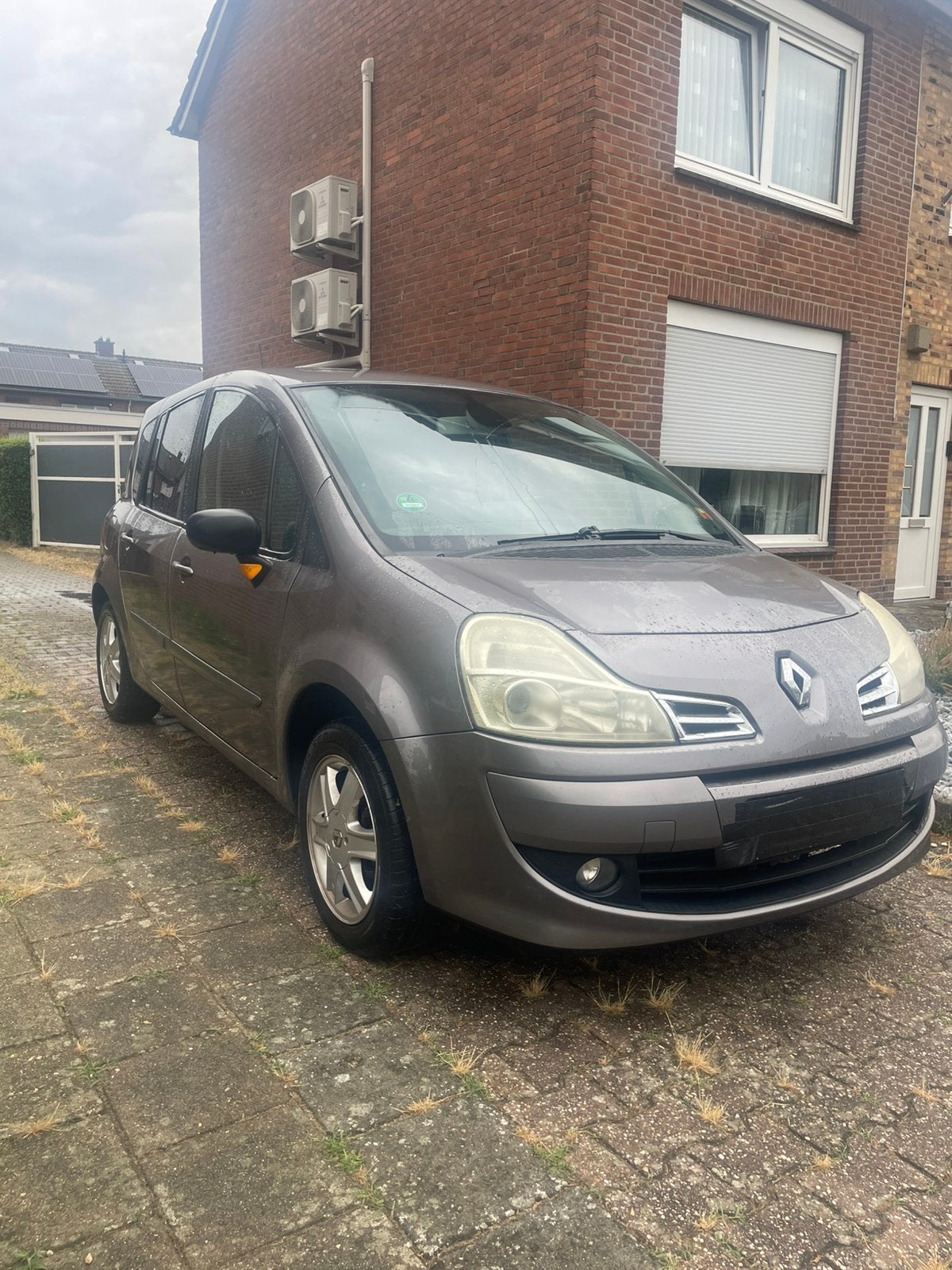 Renault Grand Modus 1.2 TCE 2008 Grijs, Autos, Achat, Boîte manuelle, Autre carrosserie, 5 portes