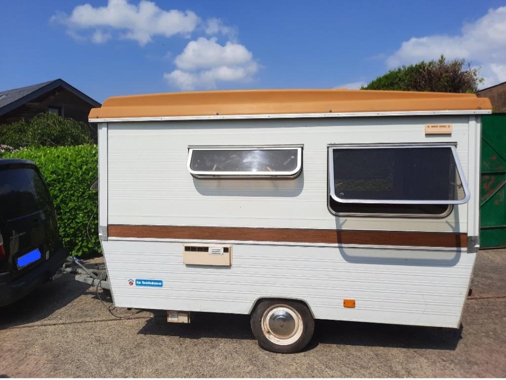 Caravane pliante La Bohême, Caravanes & Camping, Caravanes pliantes, Autres marques, Présent, Beige, Enlèvement
