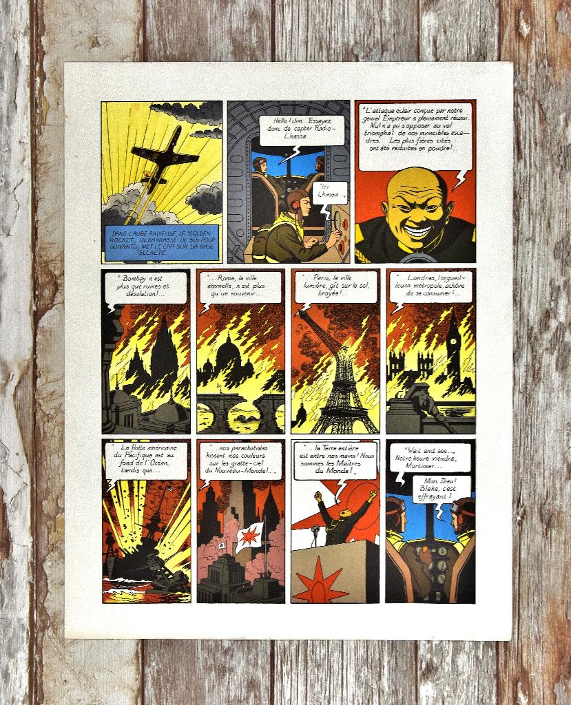 Blake et Mortimer - Le Secret de l'Espadon - Sérigraphie 1, Enlèvement ou Envoi, Neuf