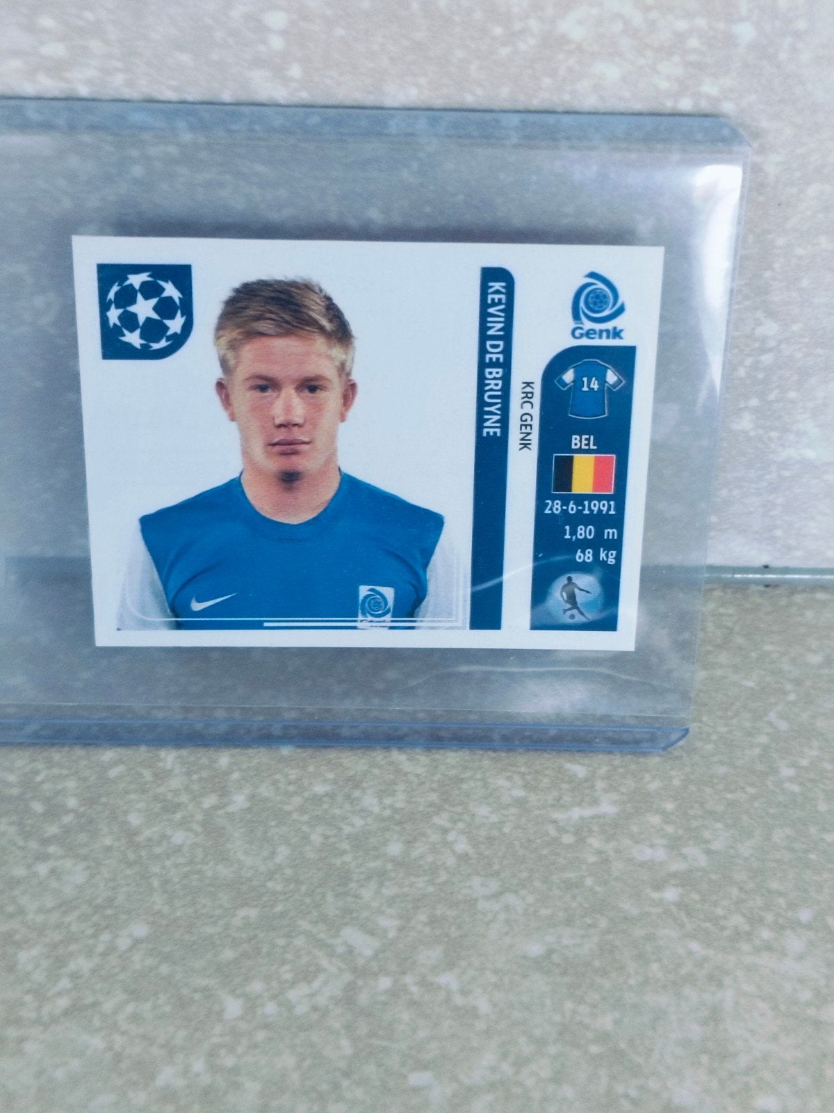 Panini Champions League Rookie Kevin de Bruyne KRC Genk, Ophalen of Verzenden, Sticker