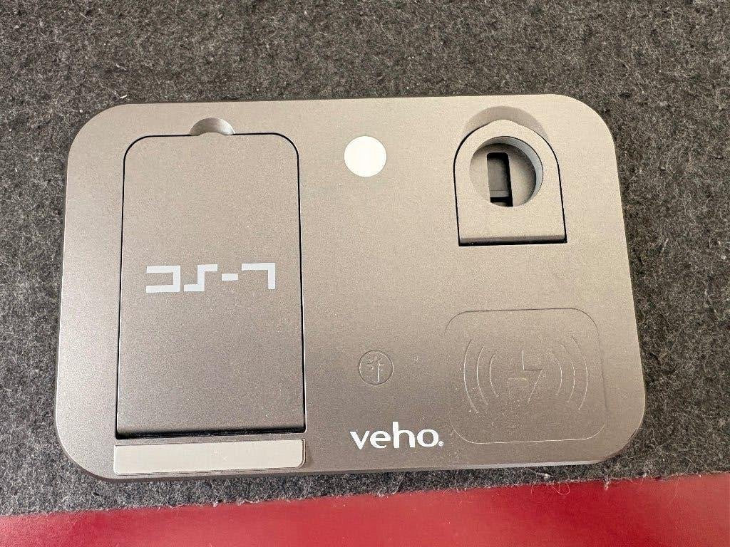 Veho DS-7 draadloos oplaadstation met LED nachtlampje, USB-C, Ophalen of Verzenden, Zo goed als nieuw, Overige merken