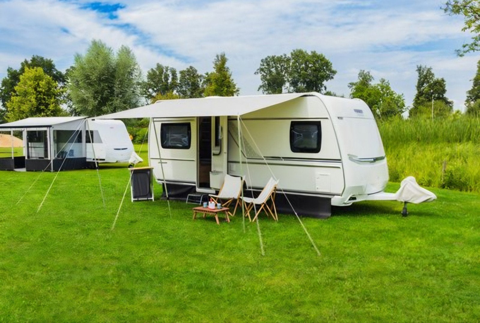 Dorema luifel, Caravans en Kamperen, Ophalen, Zo goed als nieuw, Polyester, Dorema