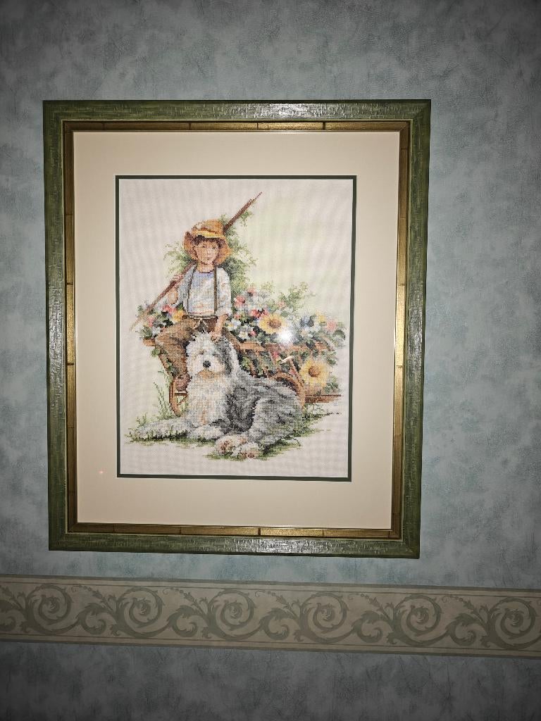 Schilderij in Kruisjes steek, Huis en Inrichting, Ophalen, Gebruikt, Schilderij