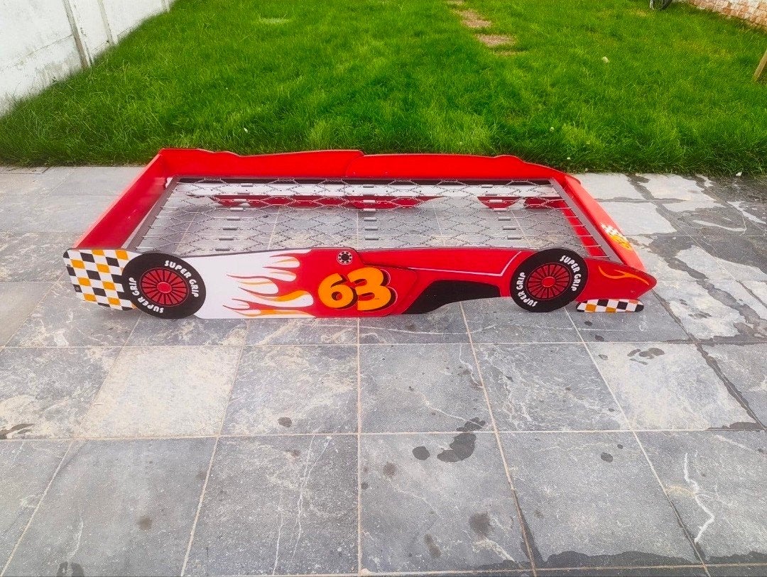 eenpersoons kinderbed type cars lichting mqueen., Ophalen
