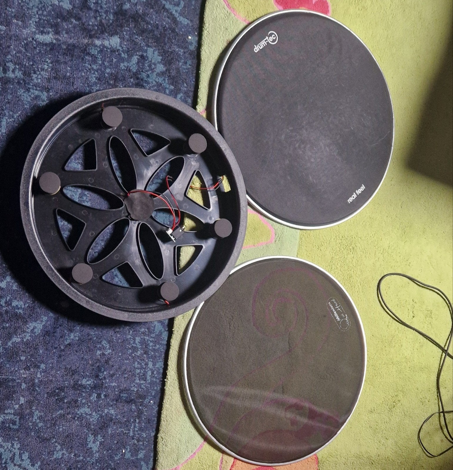 Ensemble de paniers Floor Tom Trigger - Drum Tec, Musique & Instruments, Batteries & Percussions, Enlèvement