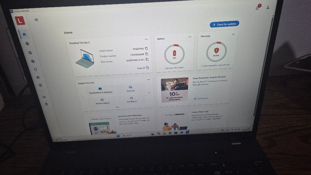 Pc portable lenovo thinkpad, Informatique & Logiciels, Ordinateurs portables Windows, Enlèvement ou Envoi, 16 pouces, 3 à 4 Ghz