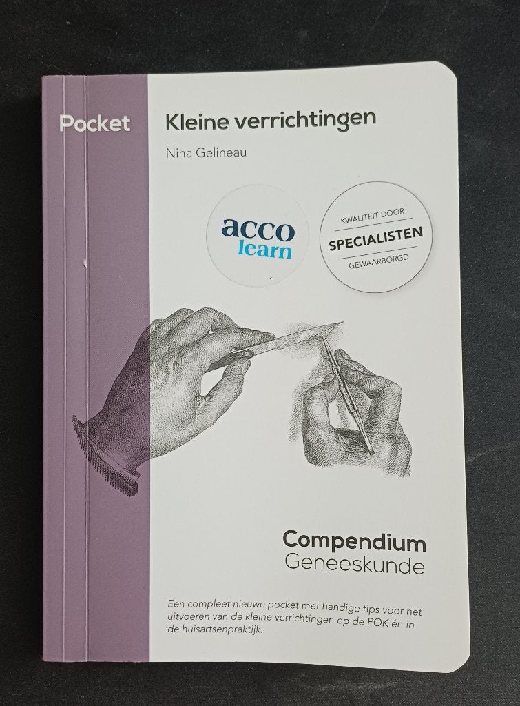 Compendium Geneeskunde Pocket 5 boeken, Ophalen of Verzenden, Zo goed als nieuw, Overige wetenschappen