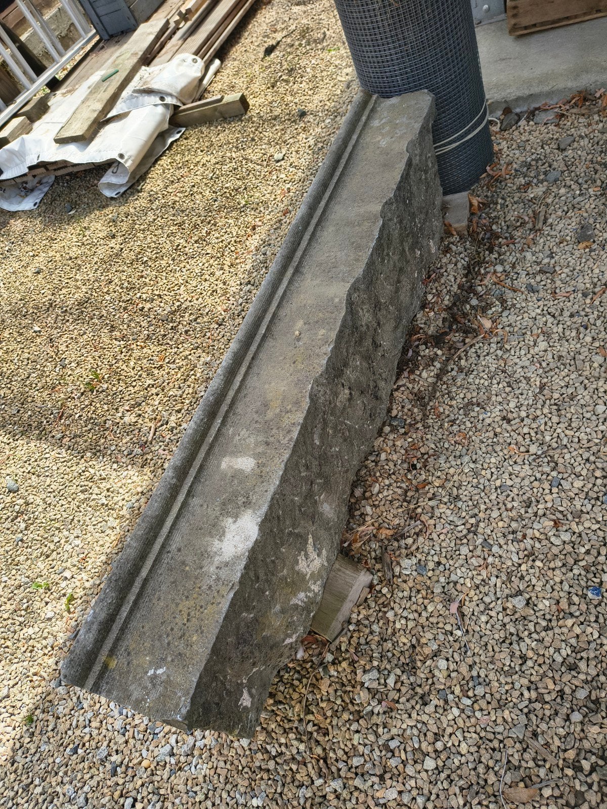 oude arduinen dorpel lengte 1,40m en dikte 25/ 33, Ophalen, Gebruikt, Natuursteen, 100 tot 200 cm