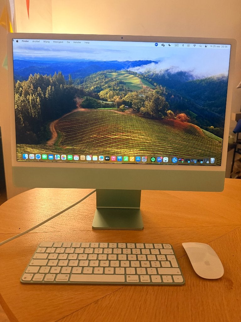 iMac 2023, vert, M3, 256 Go, 8 GoRAM, écran Retina 24 pouces, Informatique & Logiciels, 256 GB, 24”, IMac, Comme neuf