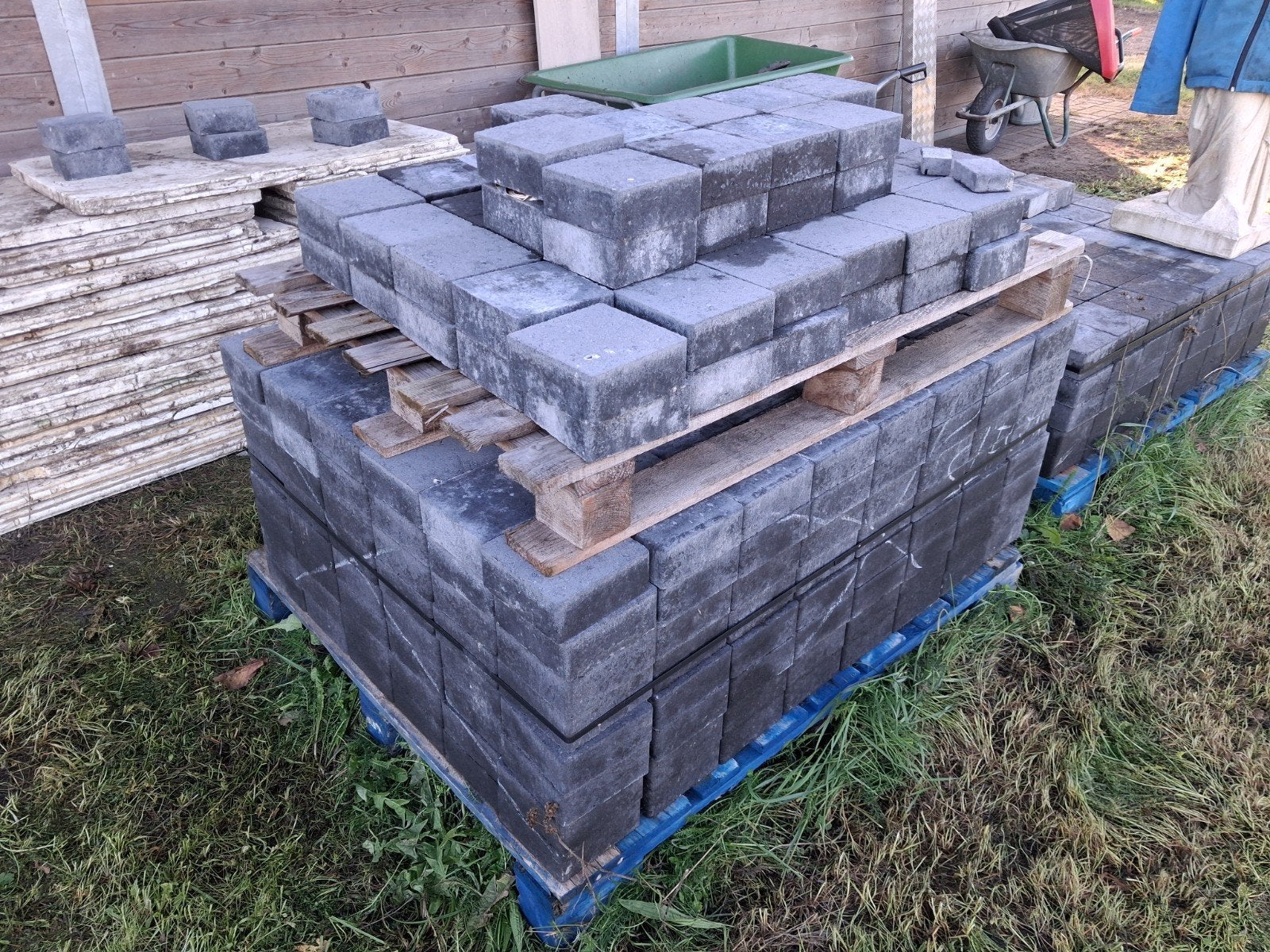 14 m2 nieuwe klinkers antraciet., Tuin en Terras, Ophalen, Beton, 10 m² of meer, Klinkers