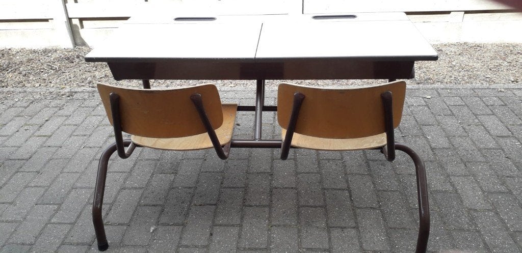 Schoolbank, Huis en Inrichting, Ophalen, Overige typen, Gebruikt, Antiek
