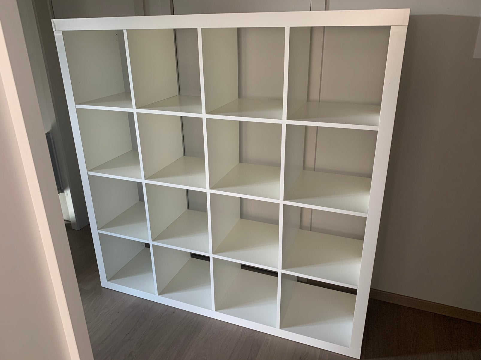 kallax kast wit 16 vakken Ikea, Ophalen, Gebruikt