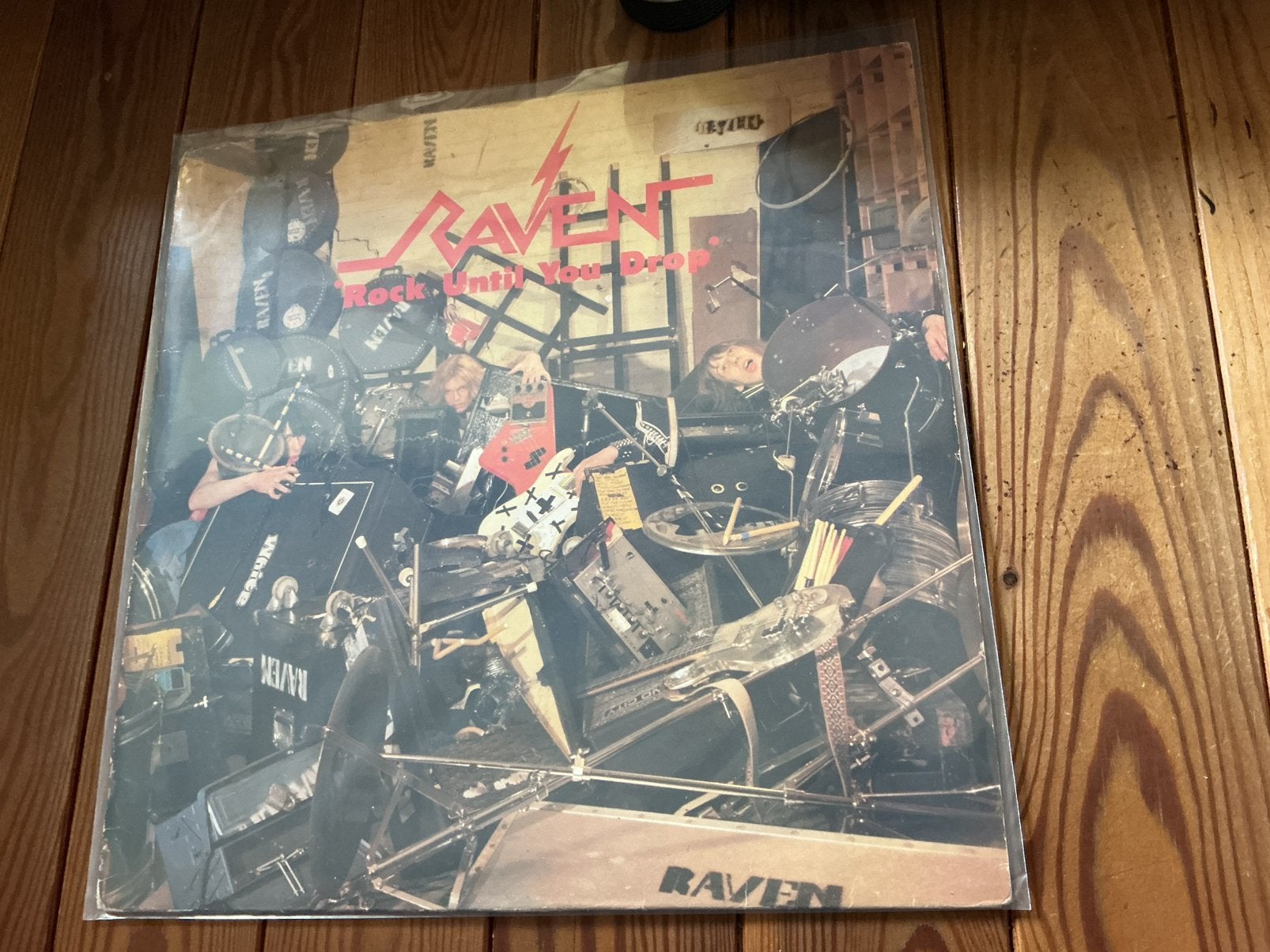 LP Raven (UK) - Rock until you drop - UK persing, Ophalen of Verzenden, Rock, LP